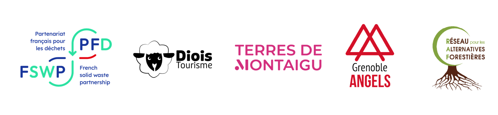 Lou Catala logos clients graphiste illustratrice freelance Grenoble Saint martin d'Hères