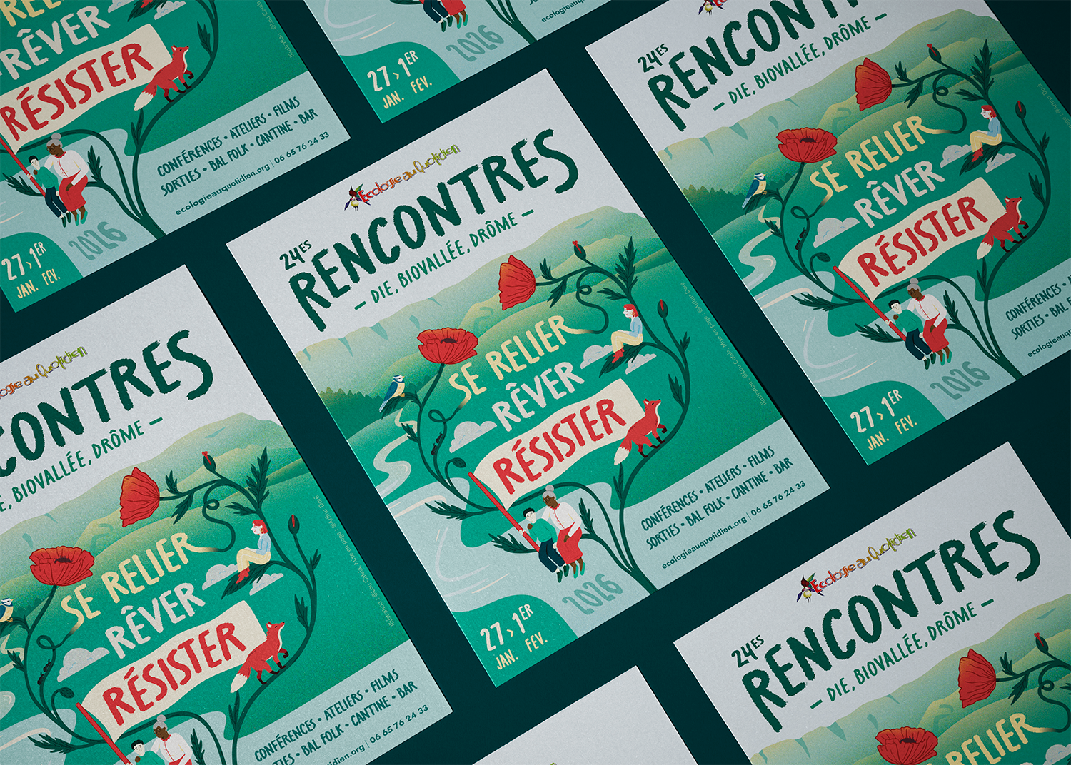 journal du diois et de la drôme lou catala graphiste illustratrice